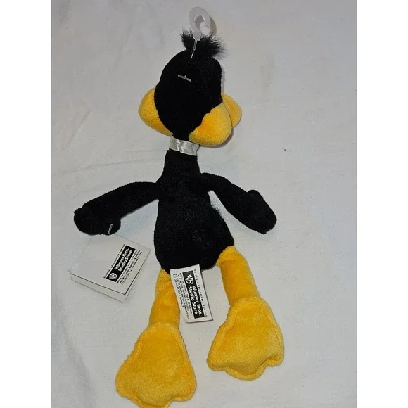 Warner Bros Studio Store Daffy Duck Bean Bag Plush Toy - Picture 3 of 3